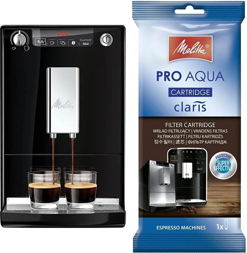 Melitta Caffeo Solo E950-101 + cartucho de filtro Pro Aqua