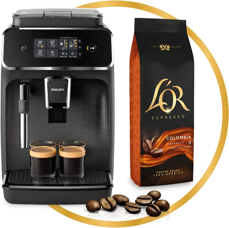 Philips Serie 2200 EP2220/10 + L'Or Espresso Colombia (500 g)
