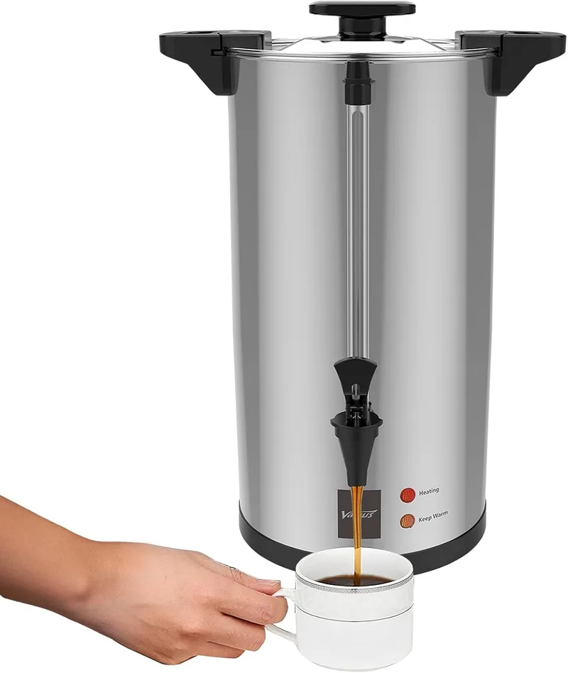 Valgus Urna percoladora de café de 80 tazas (12 L)